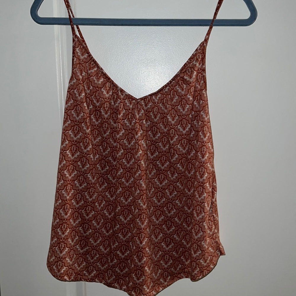 Spaghetti Strap Orange Top